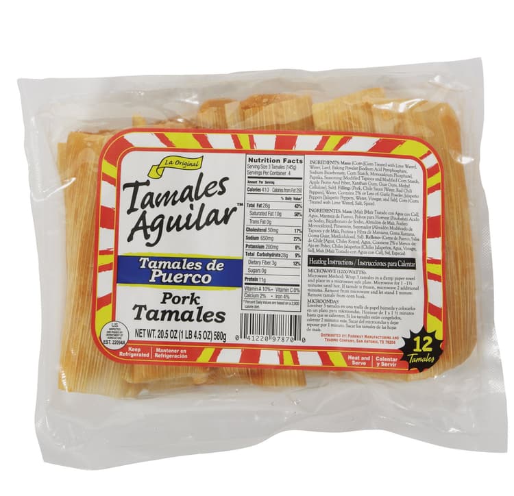 Tamales Aguilar Pork Tamales