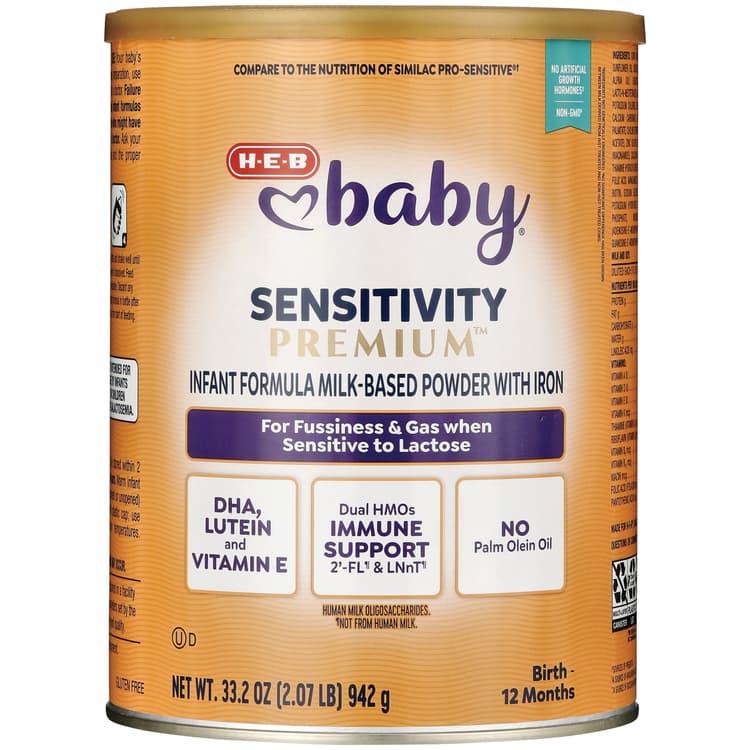 H-E-B Baby Milk-Based Powder Infant Formula - Lactose Sensitive