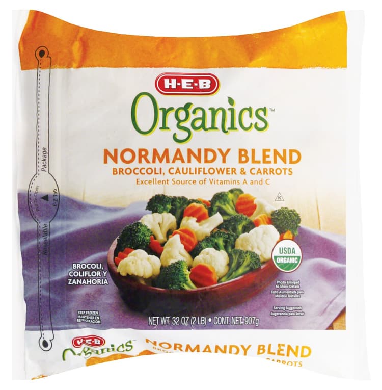 H-E-B Organics  Normandy Blend - Broccoli, Cauliflower & Carrots
