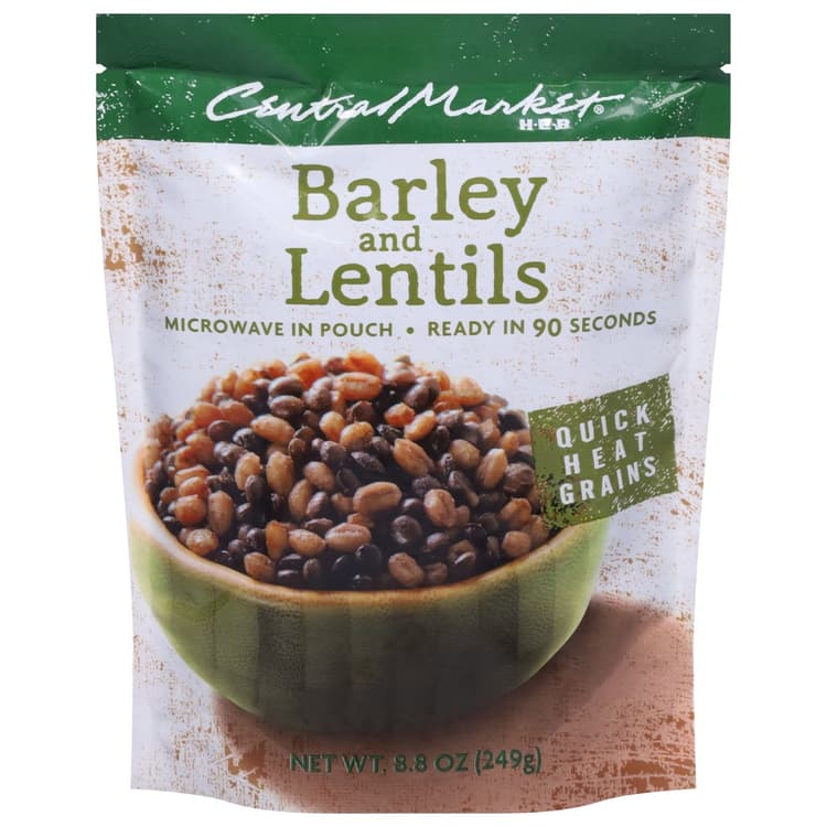 Central Market Barley And Lentils Quick Heat Grains