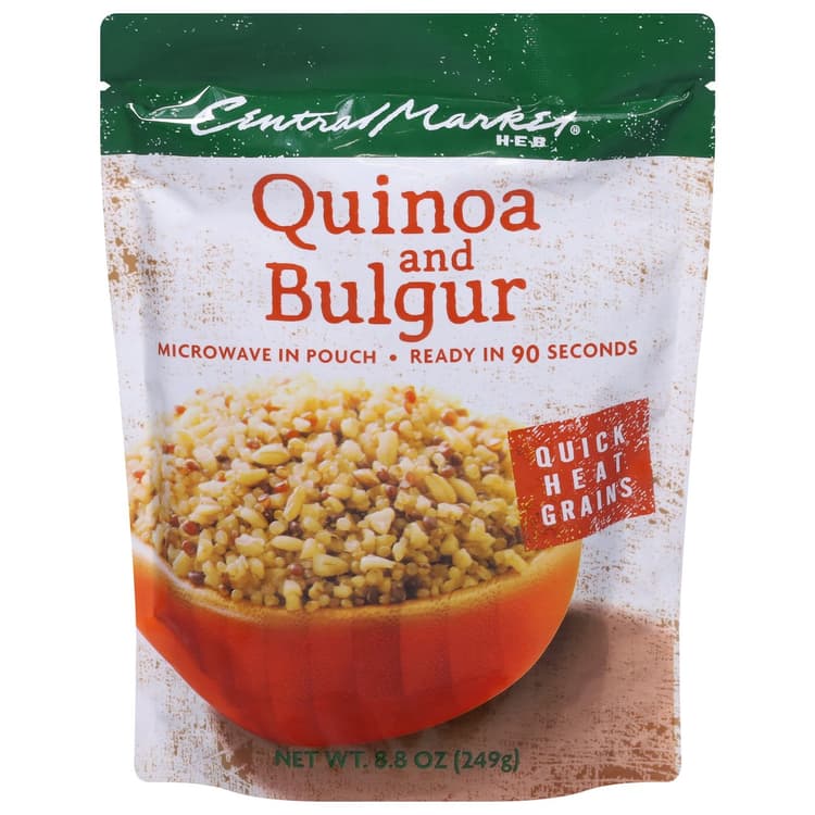 Central Market Quick Heat Quinoa And Bulgur
