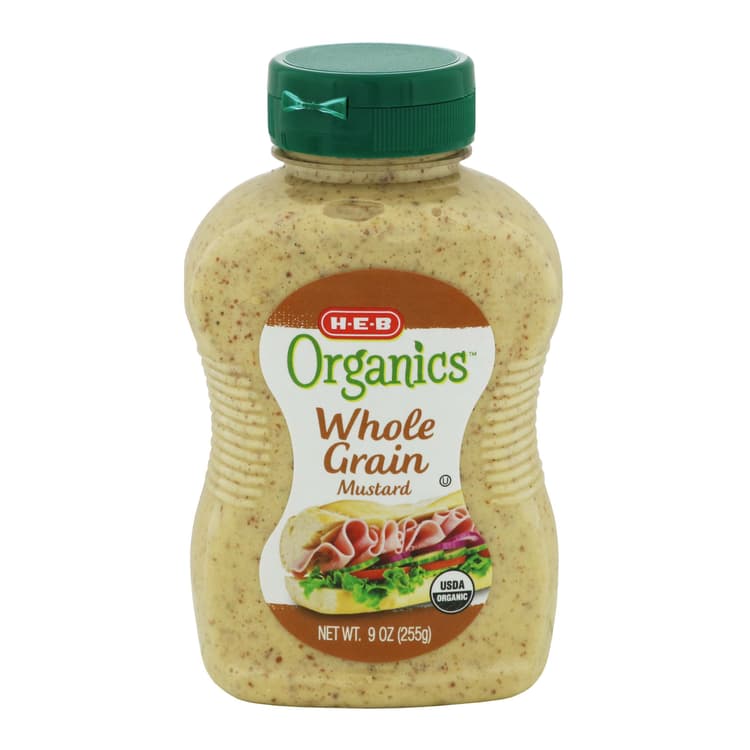 H-E-B Organics Whole Grain Mustard