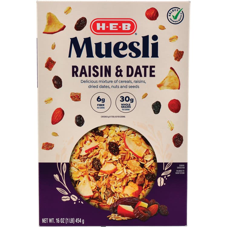 H-E-B Raisin & Date Muesli