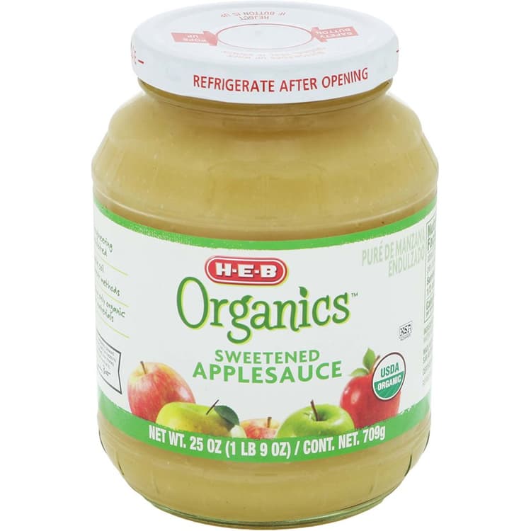 H-E-B Organics Sweetened Applesauce