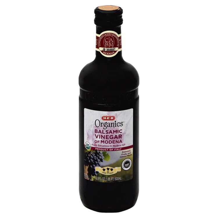 H-E-B Organics Balsamic Vinegar Of Modena, 3 Leaf