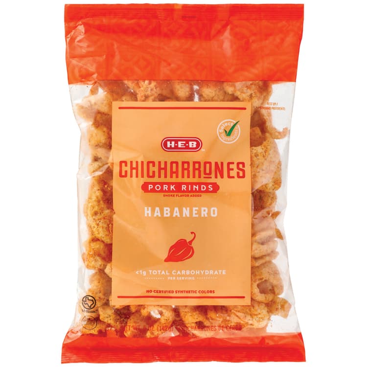 H-E-B Chicharrones Pork Rinds - Habanero
