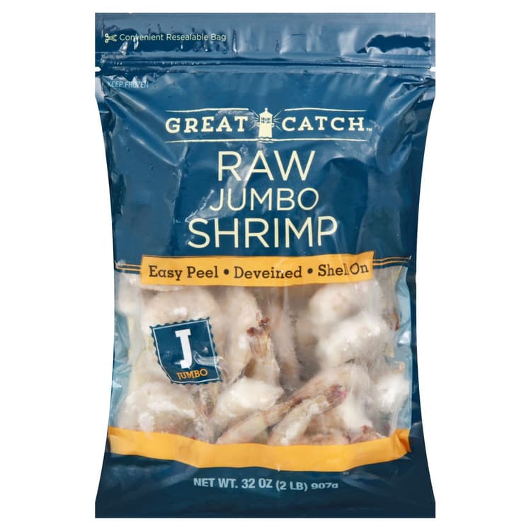 Great Catch  Easy Peel Deveined Jumbo Raw Shrimp