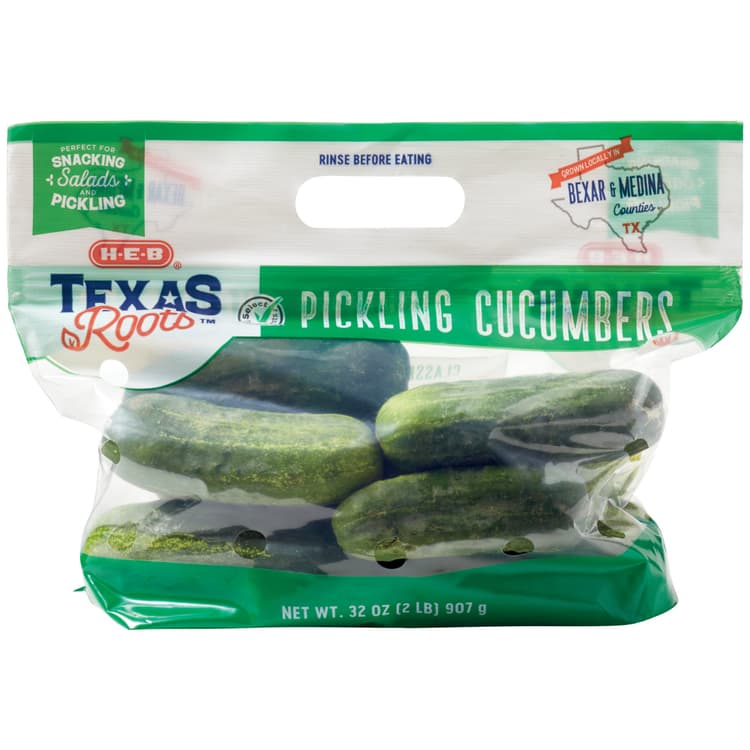 H-E-B Texas Roots Pickling Salad Cucumbers