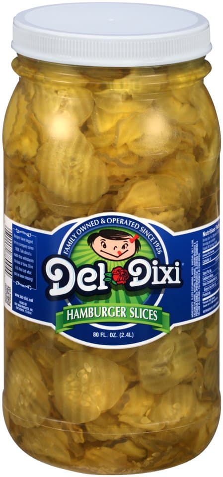 Del-Dixi Hamburger Slices Pickles