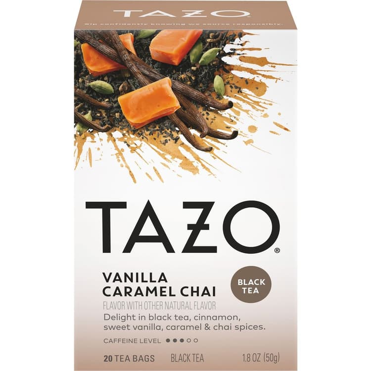 Tazo Tea Bags Black Tea Vanilla Caramel Chai