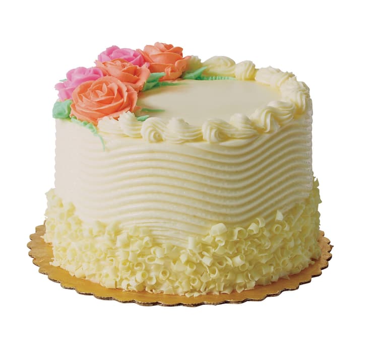 H-E-B Bakery Sensational 2-Layer French Buttercream White Cake