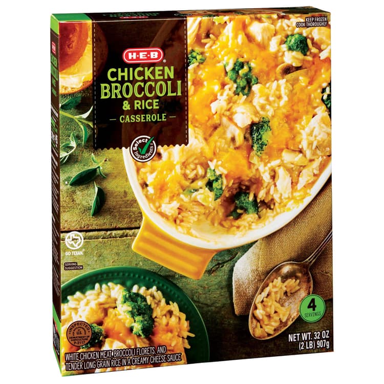 H-E-B  Chicken Broccoli & Rice Casserole