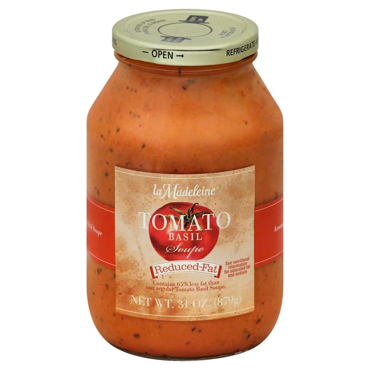 La Madeleine Soup Reduced Fat Tomato Basil