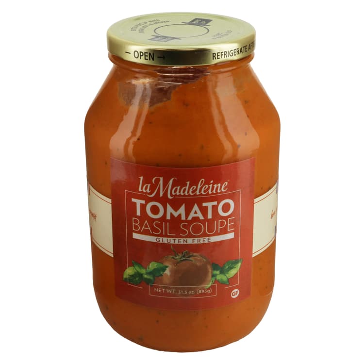 La Madeleine Gluten Free Tomato Basil Soupe