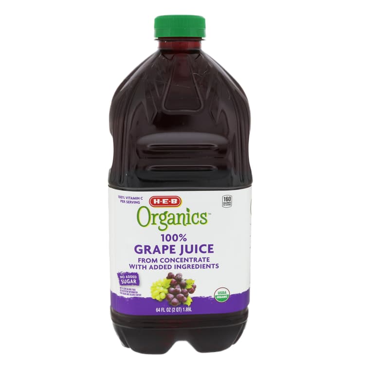 H-E-B 100% Organics Grape Juice