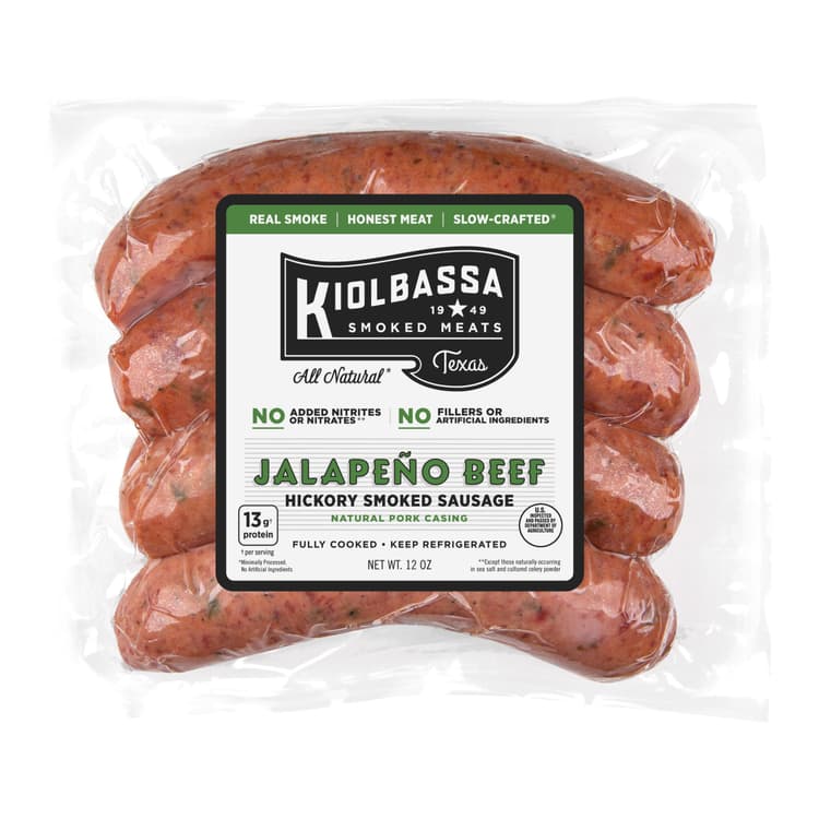 Kiolbassa Sausage Smoked Jalapeno Beef