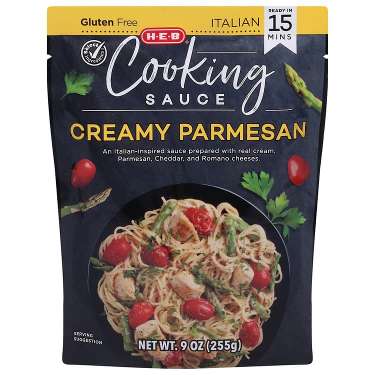 H-E-B Creamy Parmesan Italian Cooking Sauce