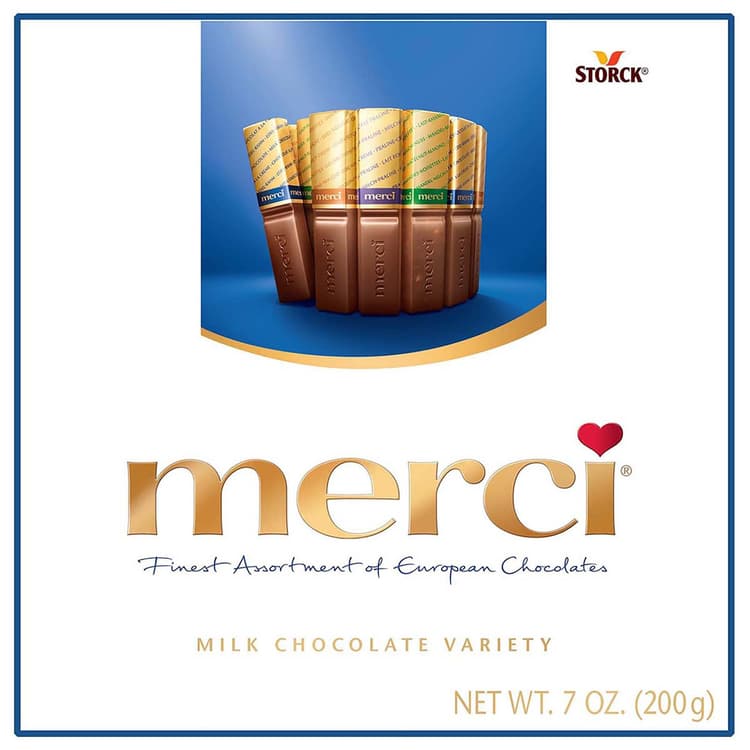 Merci Finest Assorted Milk Chocolate Candy Gift