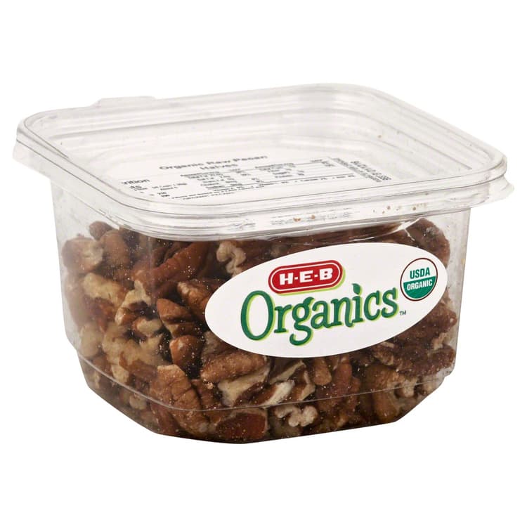 H‑E‑B Organics Raw Pecans Halves