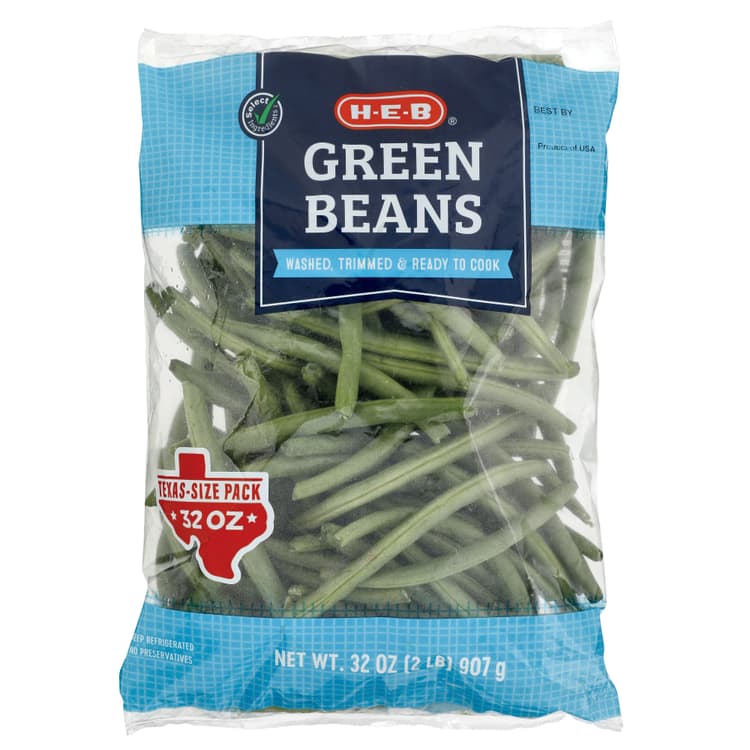H-E-B Fresh Green Beans - Texas-Size