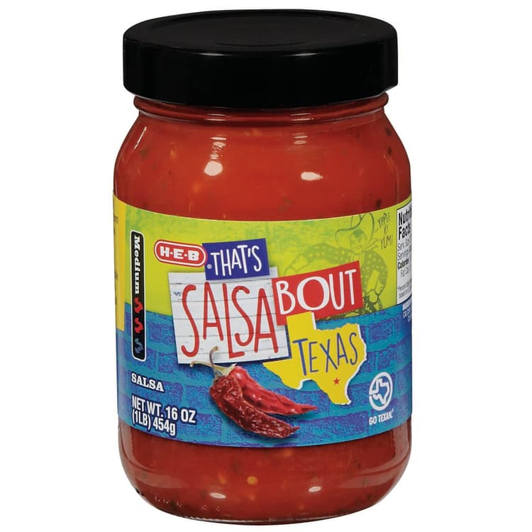 H-E-B That'S Salsa Bout Texas Medium Salsa