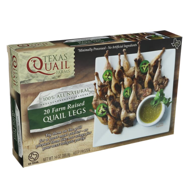 Texas Quail Farms Quail Legs, Farm Raised