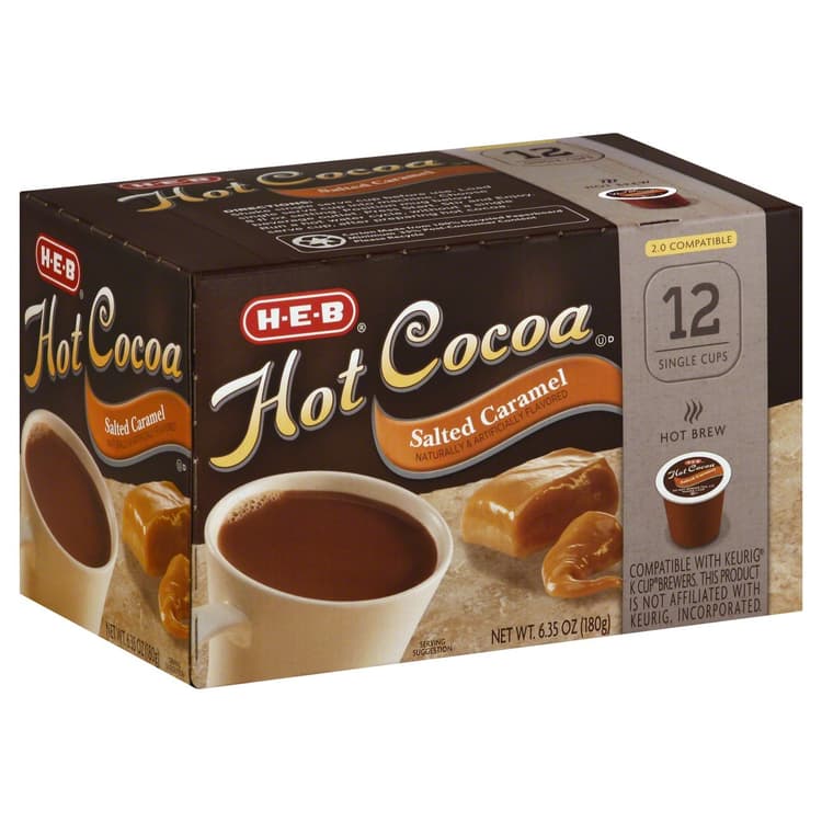 H-E-B Salted Caramel Hot Cocoa Single Serve