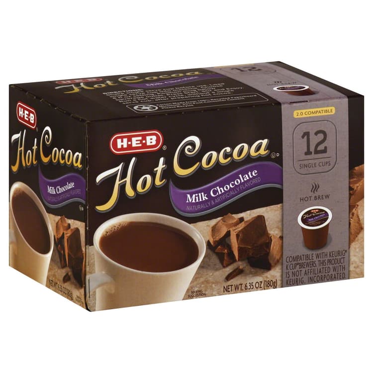 H-E-B Milk Chocolate Cocoa Single Serve