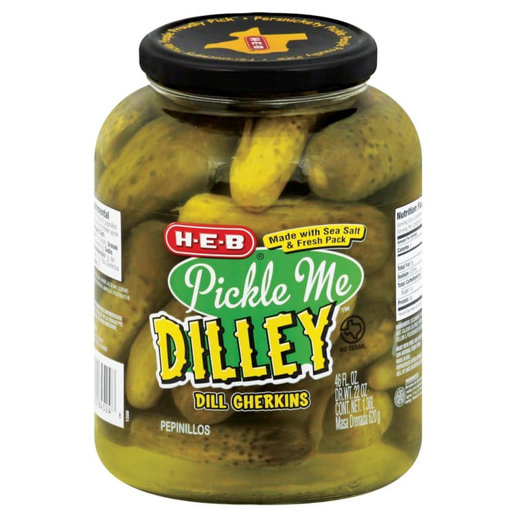 H-E-B Pickle Me Dilley Dill Gherkins Fresh