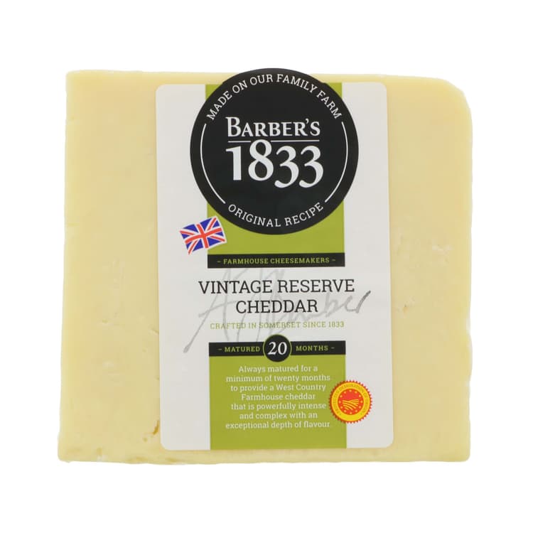 Somerdale Barber'S 1833 Vintage Reserve Cheddar Cheese
