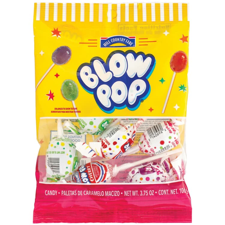 Hill Country Fare Blow Pop Assorted Lollipops