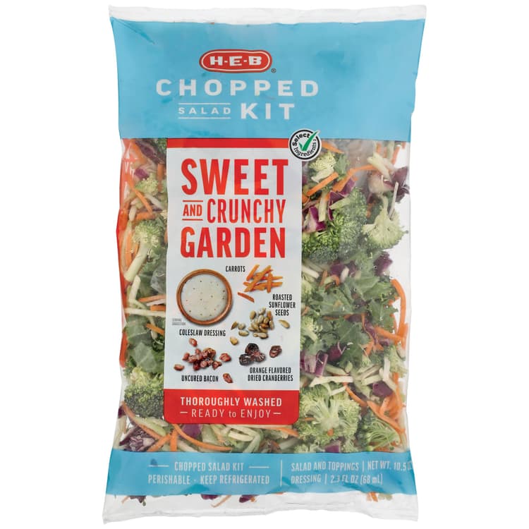 H-E-B Chopped Salad Kit - Sweet & Crunchy Garden