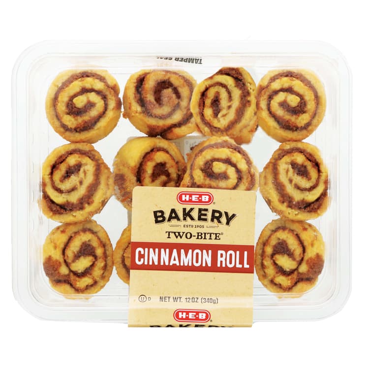 H-E-B Bakery Two-Bite Cinnamon Rolls