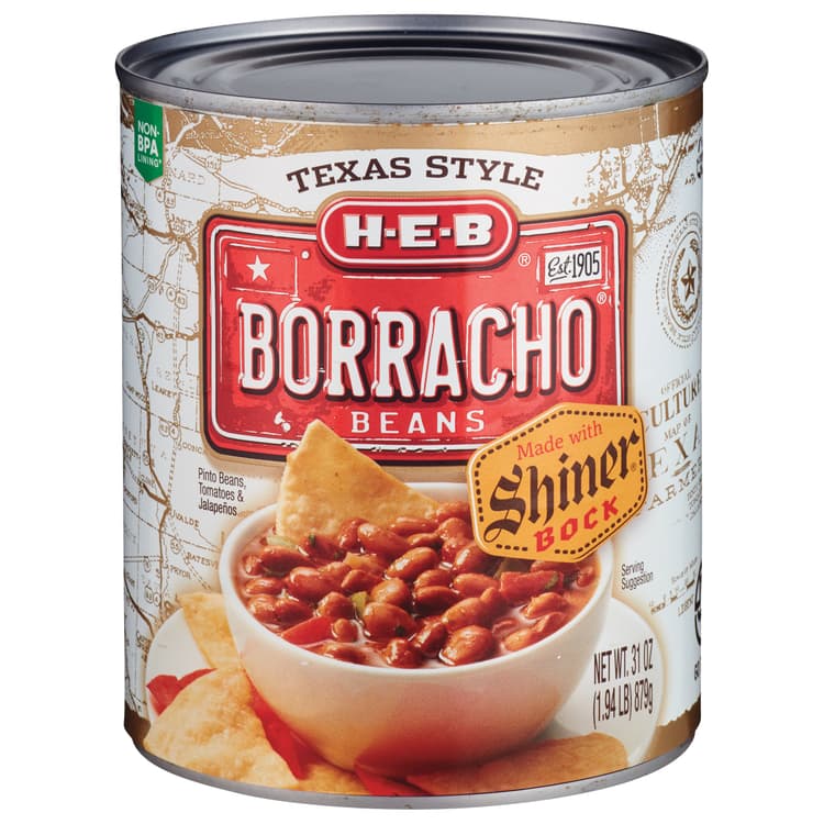 H-E-B Borracho Beans Made With Shiner Bock
