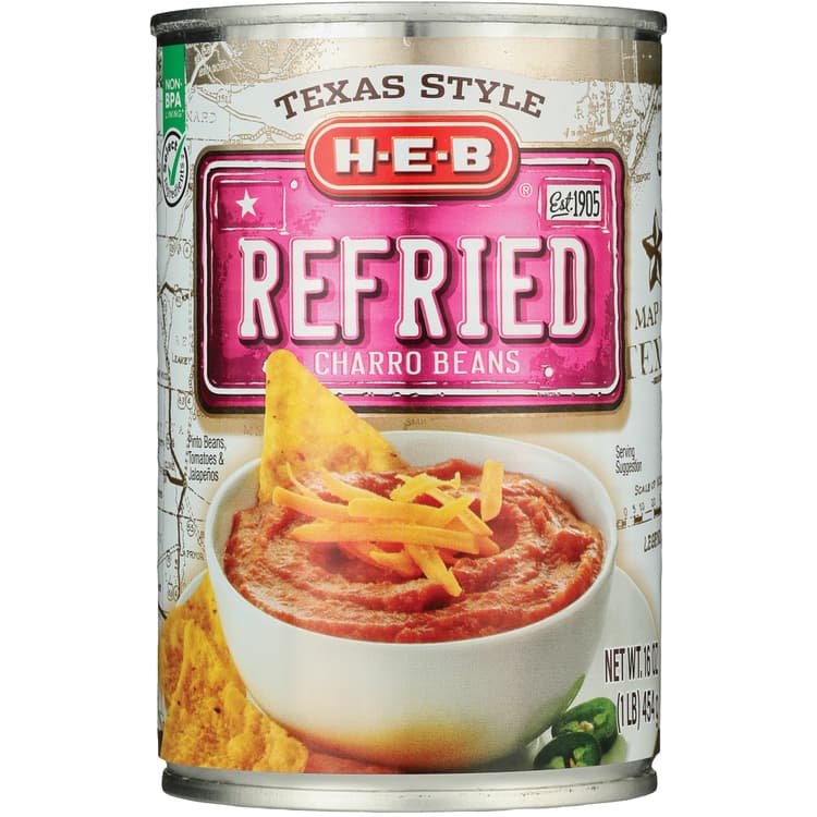 H-E-B Refried Charro Beans, Texas Style
