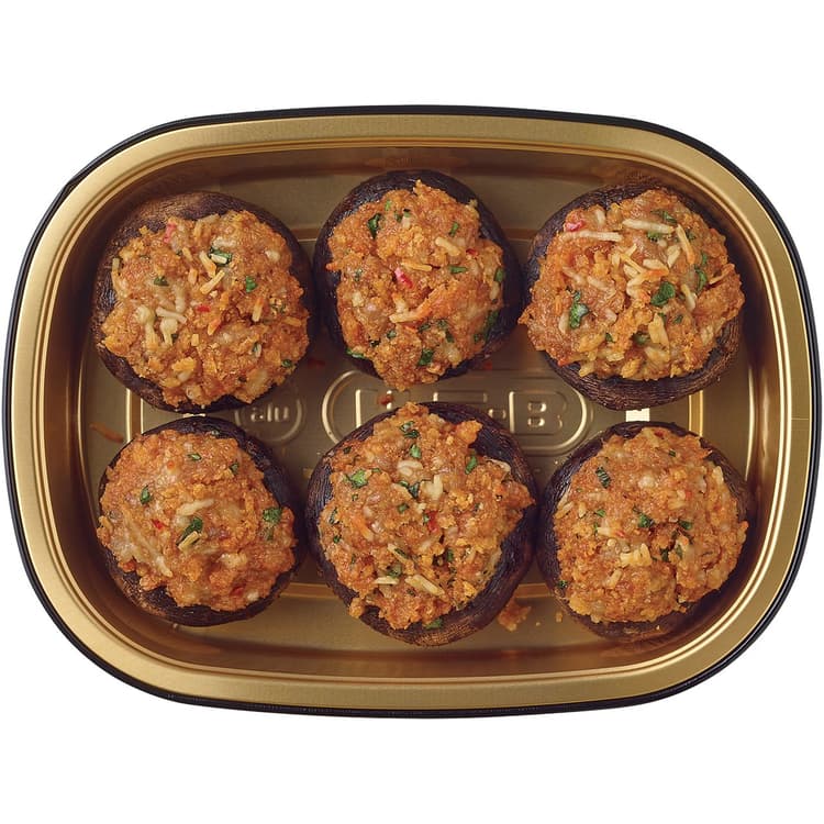 Meal Simple By H-E-B Hot Italian Sausage Stuffed Mushrooms