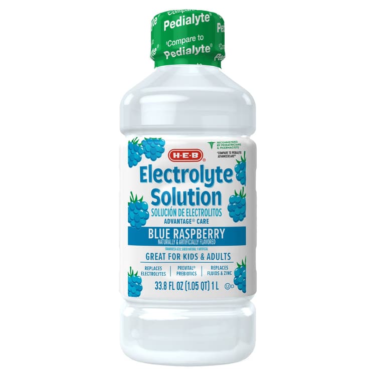 H-E-B Baby Electrolyte Solution - Blue Raspberry