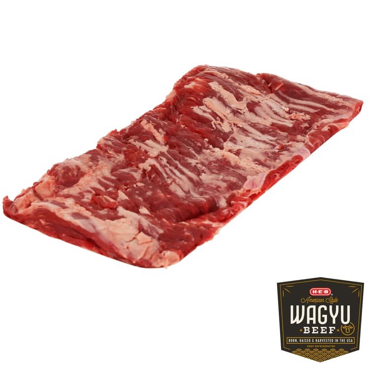 H-E-B American Style Wagyu Beef Inside Skirt Steak