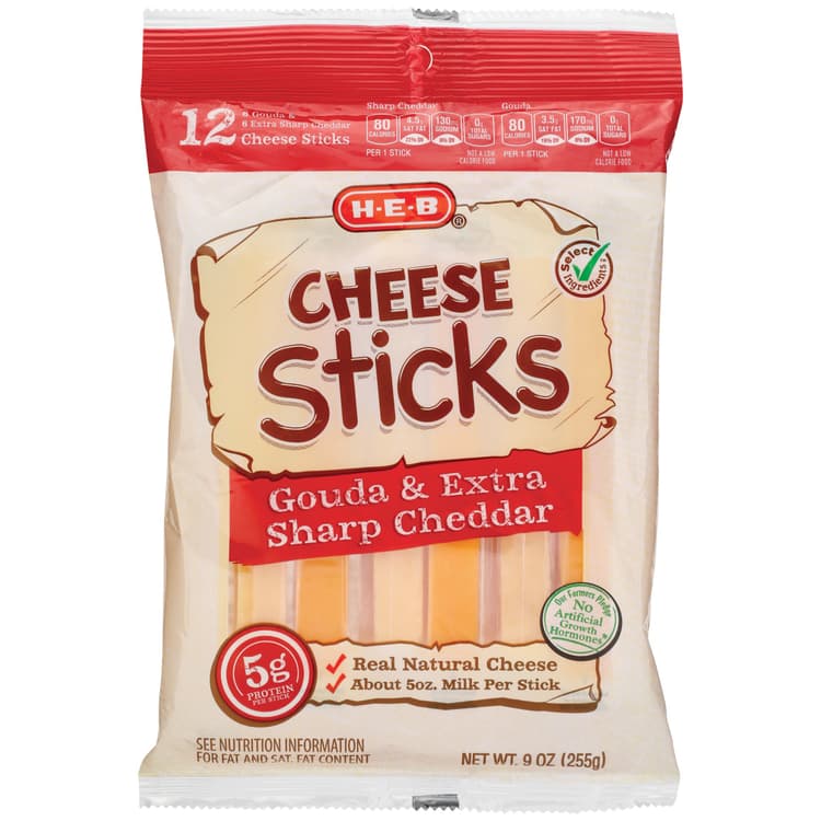 H-E-B Gouda & Extra Sharp Cheddar Cheese