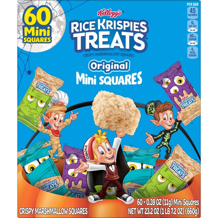 Rice Krispies Treats Mini Marshmallow Snack Bars Kids Snacks Original