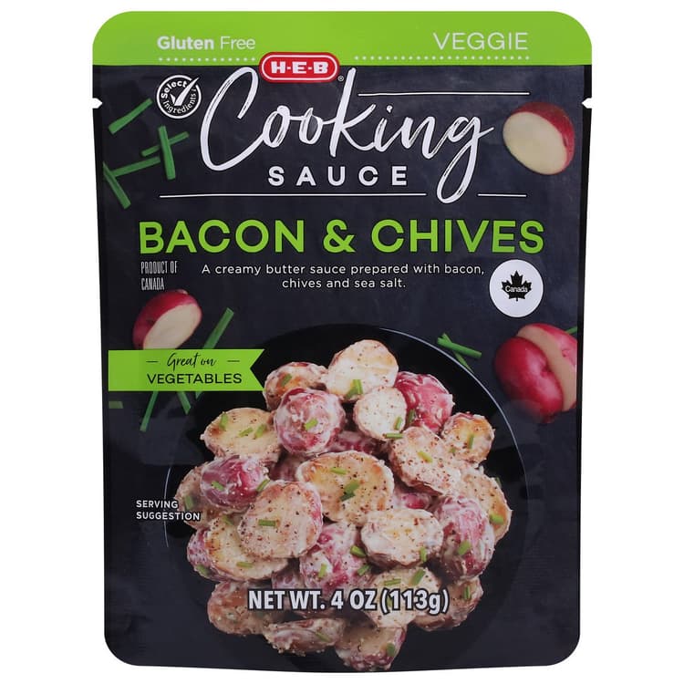 H-E-B Creamy Bacon And Chives Sauce