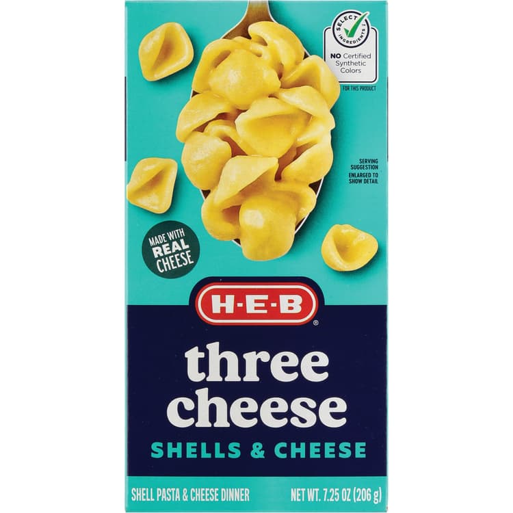H-E-B Three Cheese & Shells Macaroni & Cheese