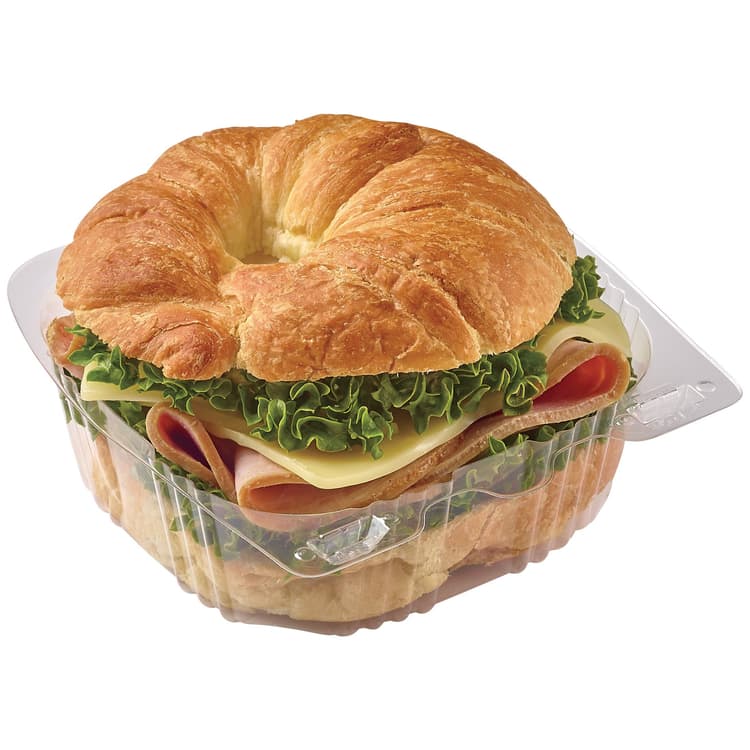 Meal Simple By H-E-B Black Forest Ham & Swiss Cheese Croissant Sandwich