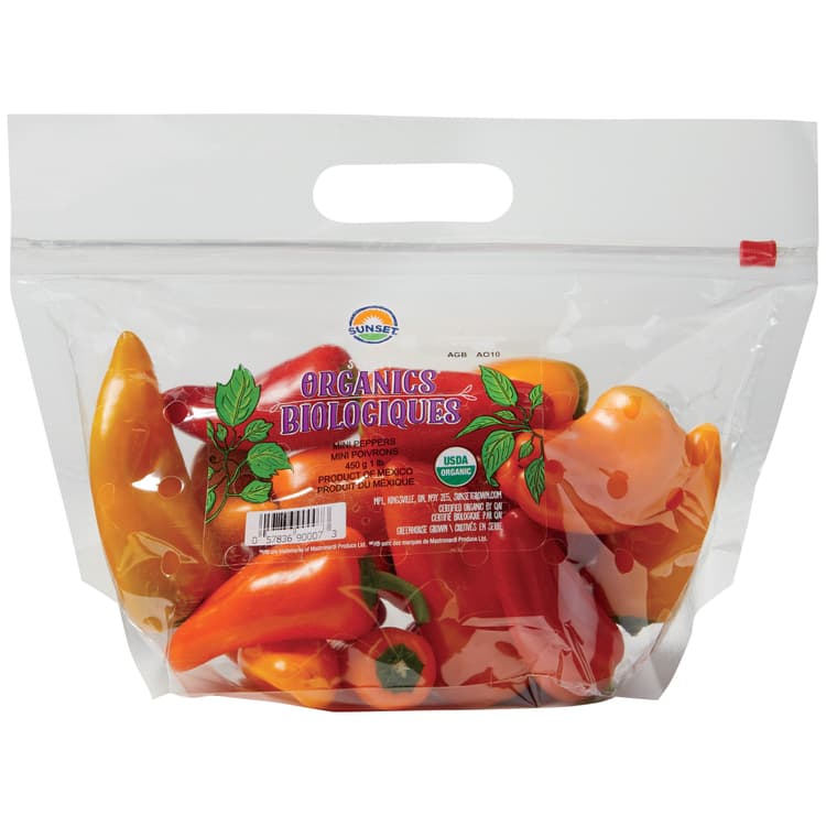 Organic Mini Sweet Pepper