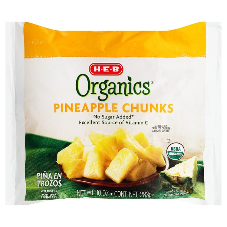 H-E-B Organics  Pineapple Chunks