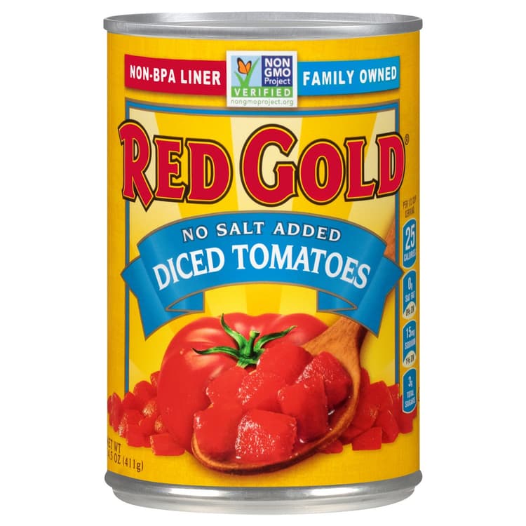 Red Gold Tomatoes Diced No Salt Added