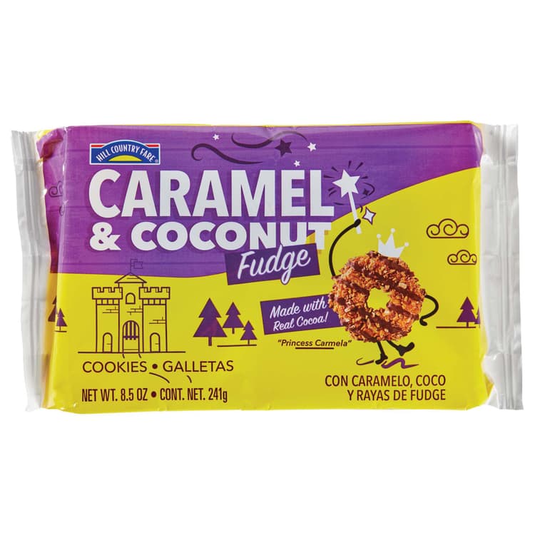Hill Country Fare Caramel & Coconut Fudge Cookies