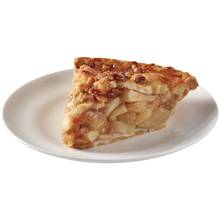H-E-B Bakery Apple Caramel Walnut Pie Slice