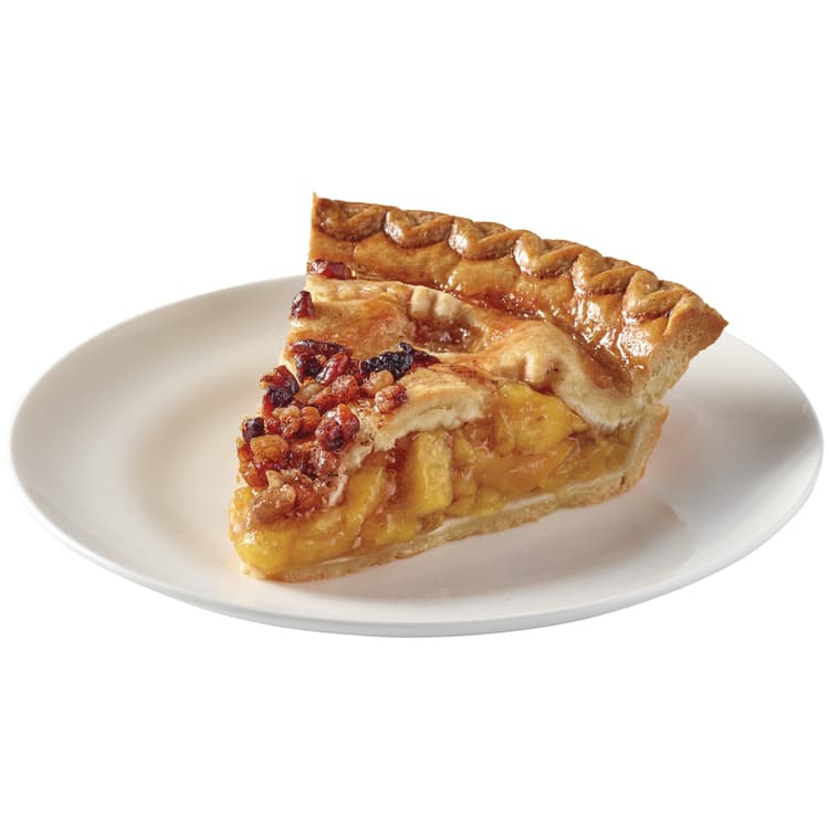 H-E-B Bakery Peach Praline Pie Slice