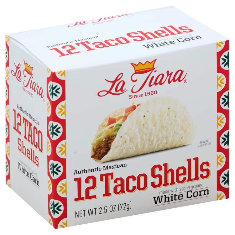 La Tiara White Corn Taco Shells